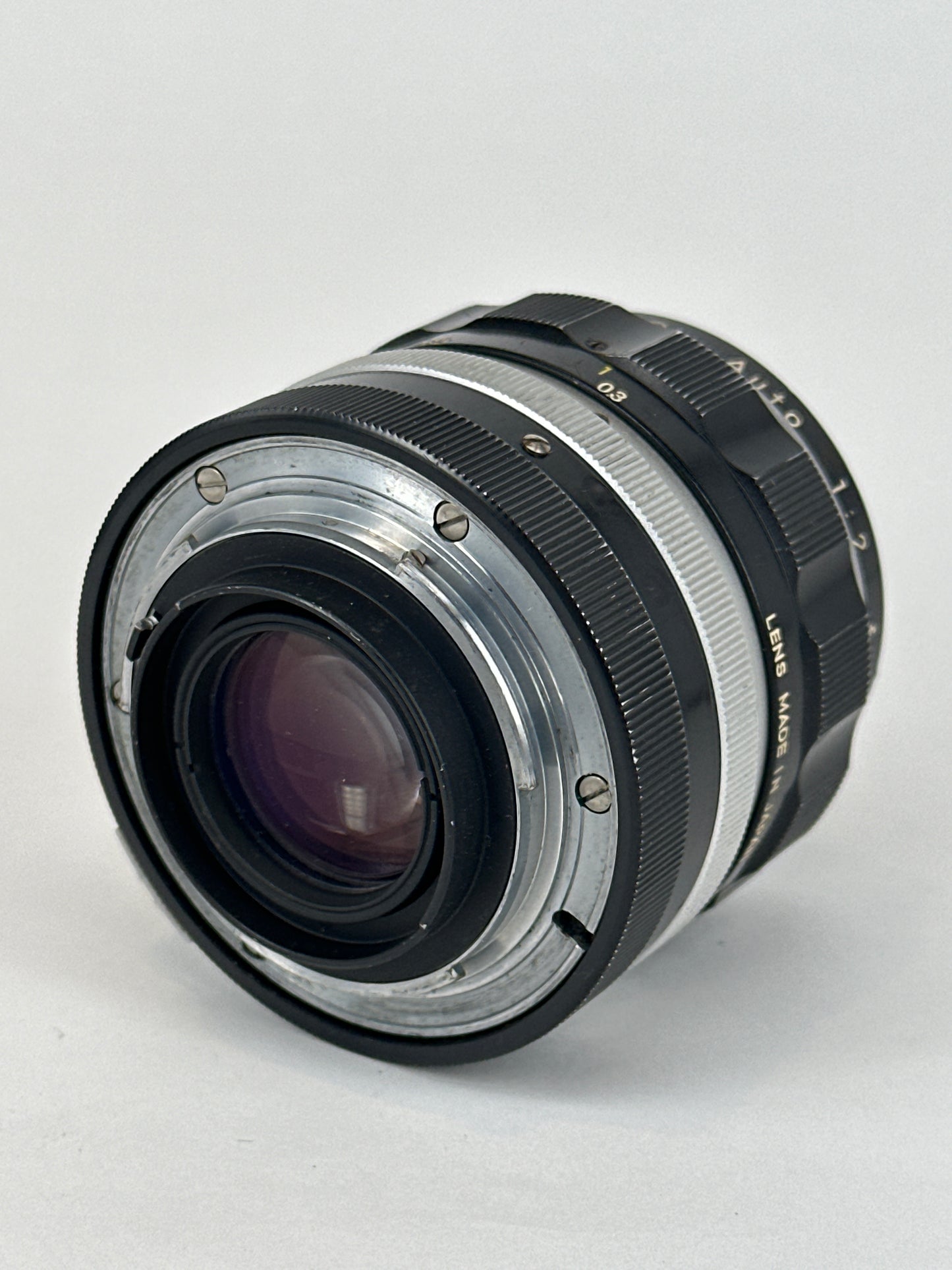 Nikkor-O Auto 35mm f2 Pre-AI with AI adaptation lens