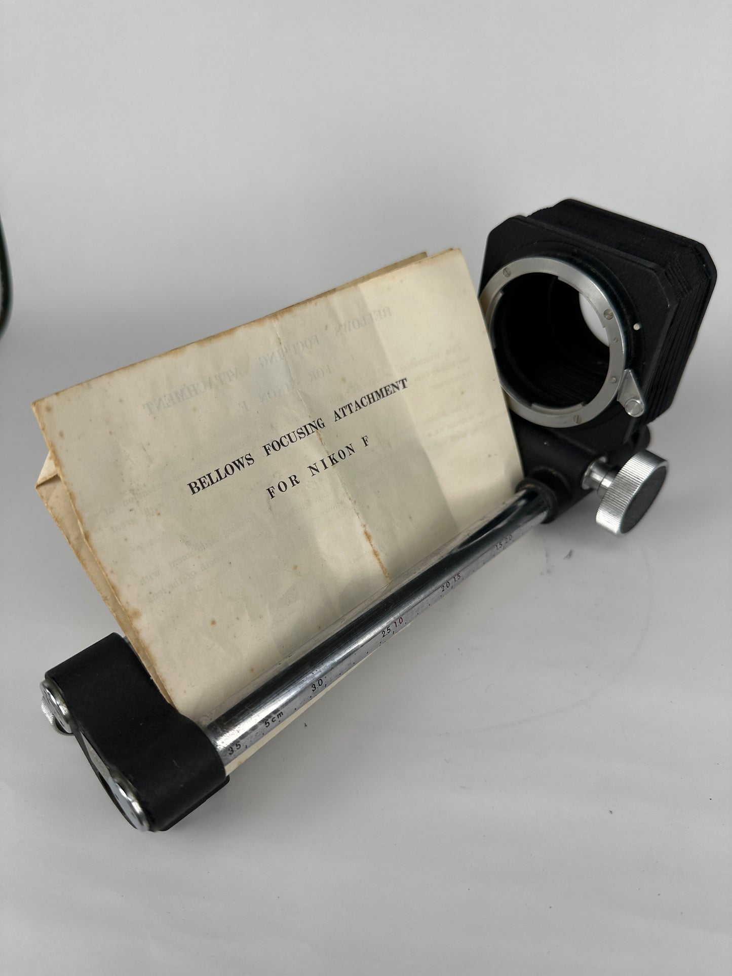 Bellows Focusing Attachment for Nikon F Early