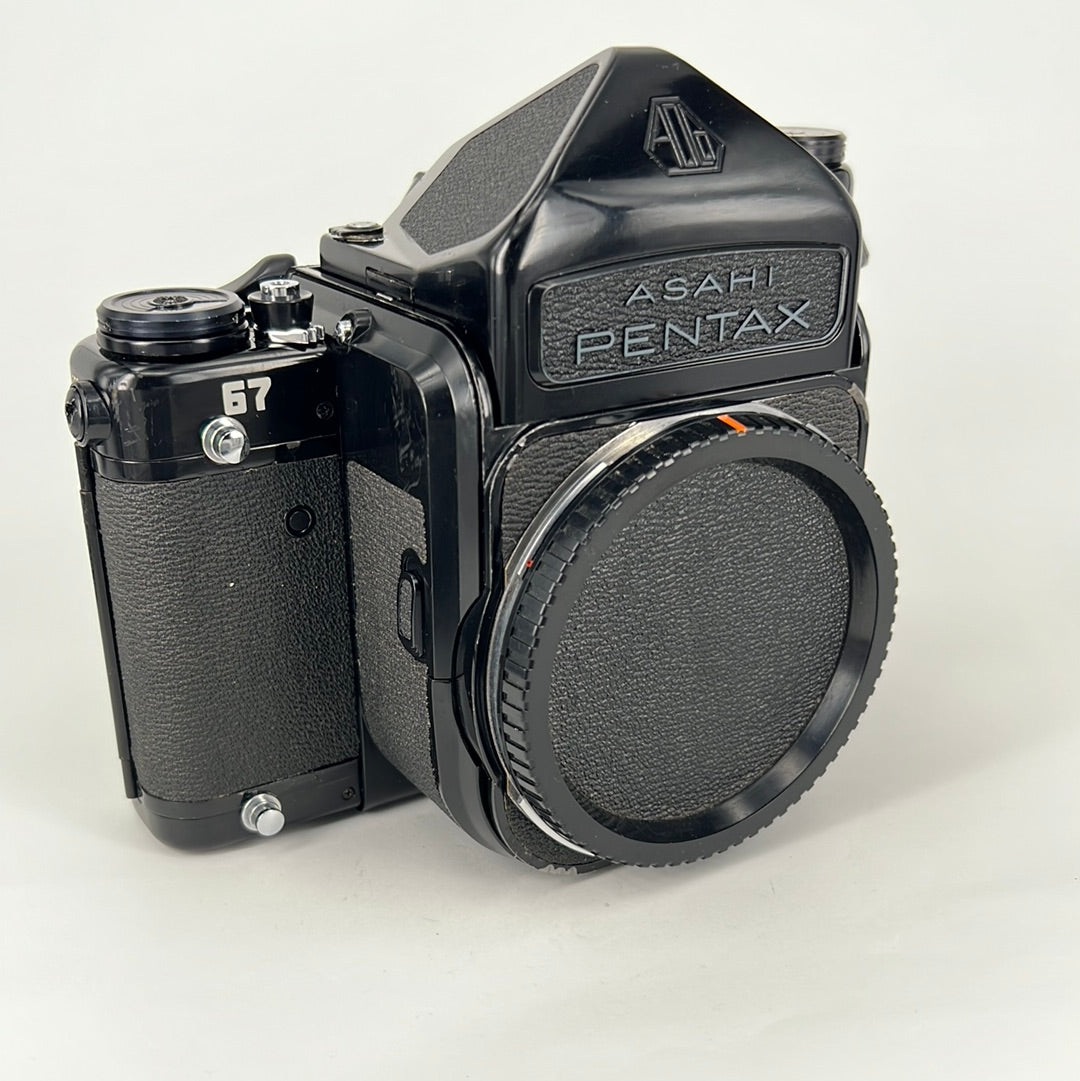 Pentax 67 body with metered prism