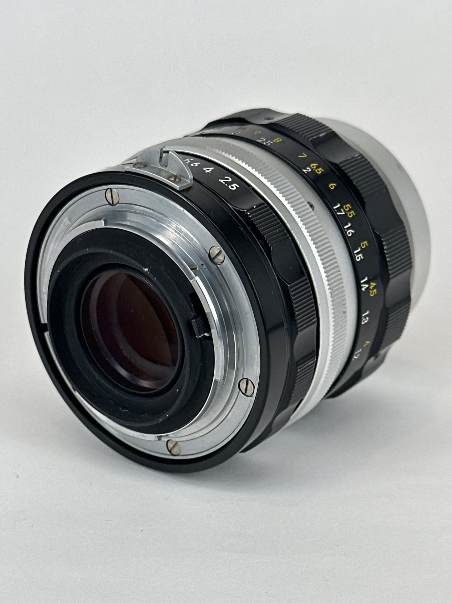 Nikkor-P Auto 105mm f2.5 Pre-AI lens with AI adaptation