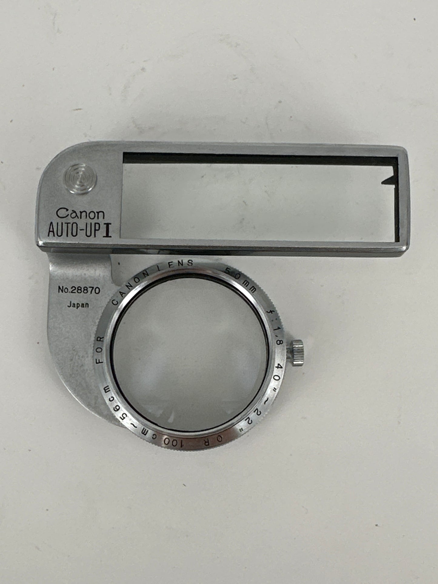 Canon Auto-Up I 40"-22" or 100cm-56cm for 50mm f1.8