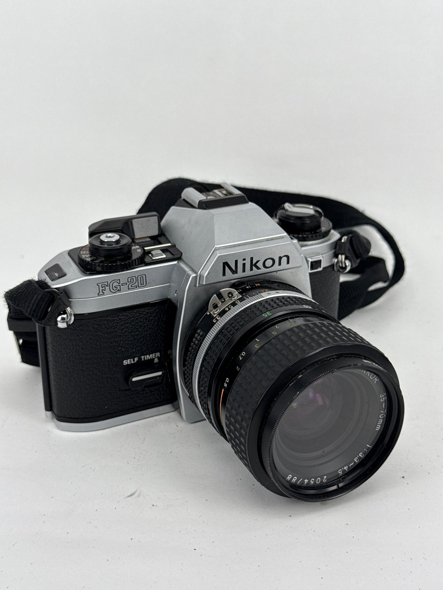 Nikon FG-20 with 35-70 Nikkor lens