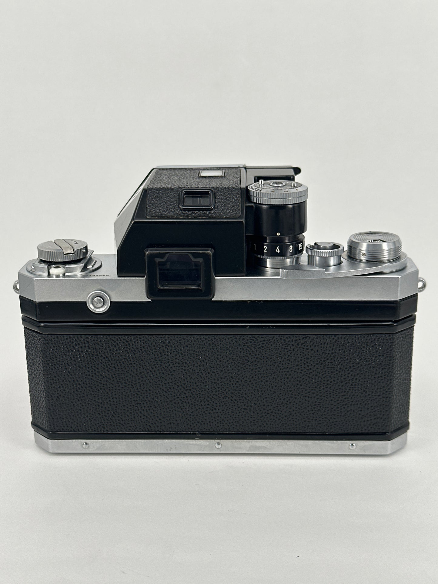 Nikon F with External Meter and Nikkor-S Auto 3.5cm f2.8 lens