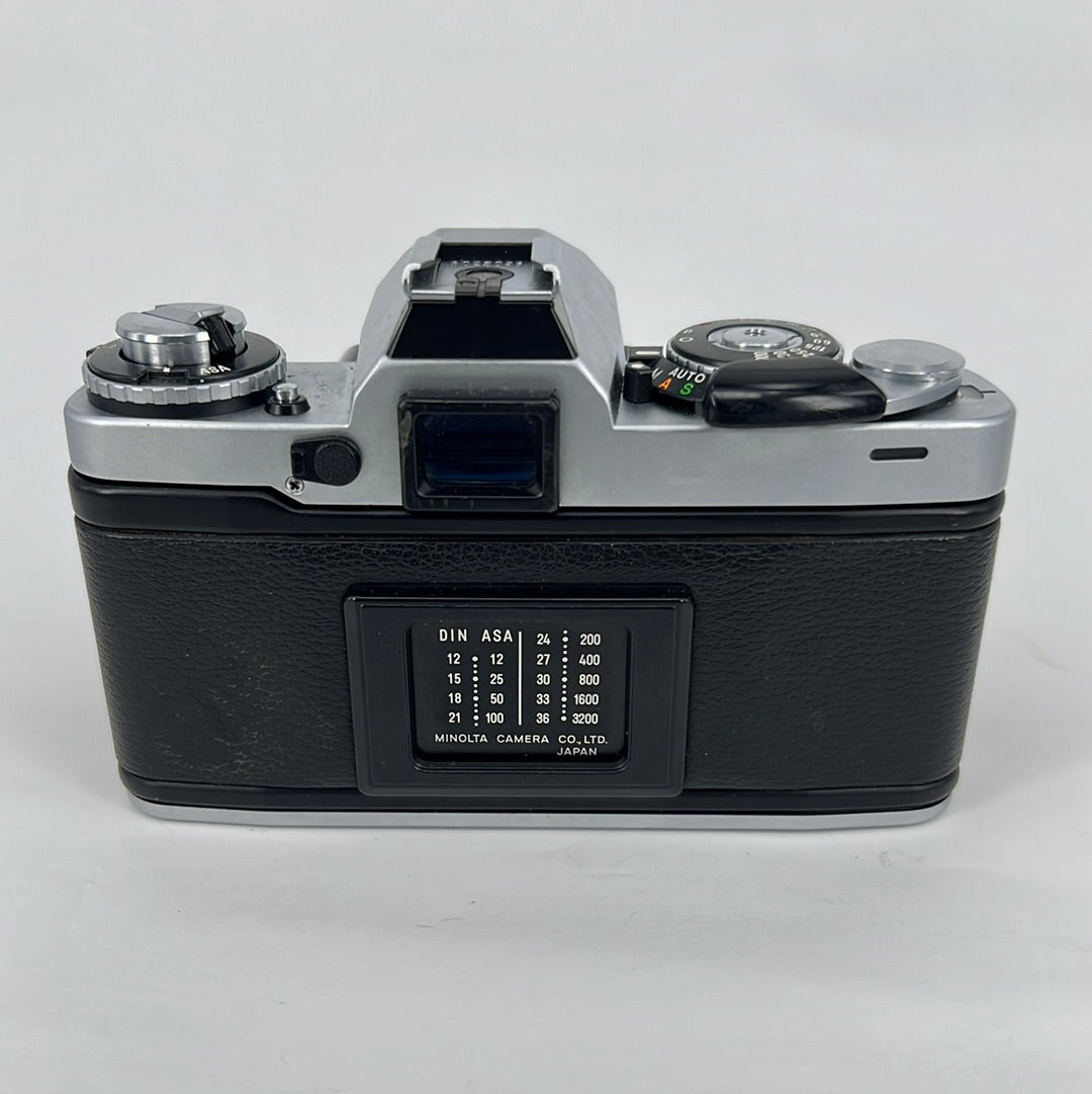 Minolta XD + 50mm f2 lens
