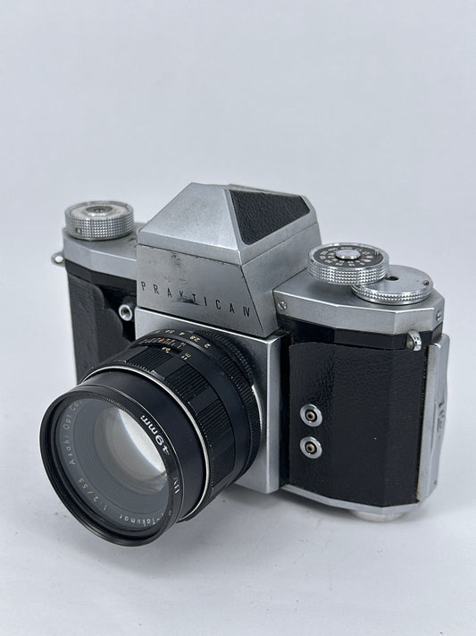 Practika IV with Super-Takumar 55mm f2 lens