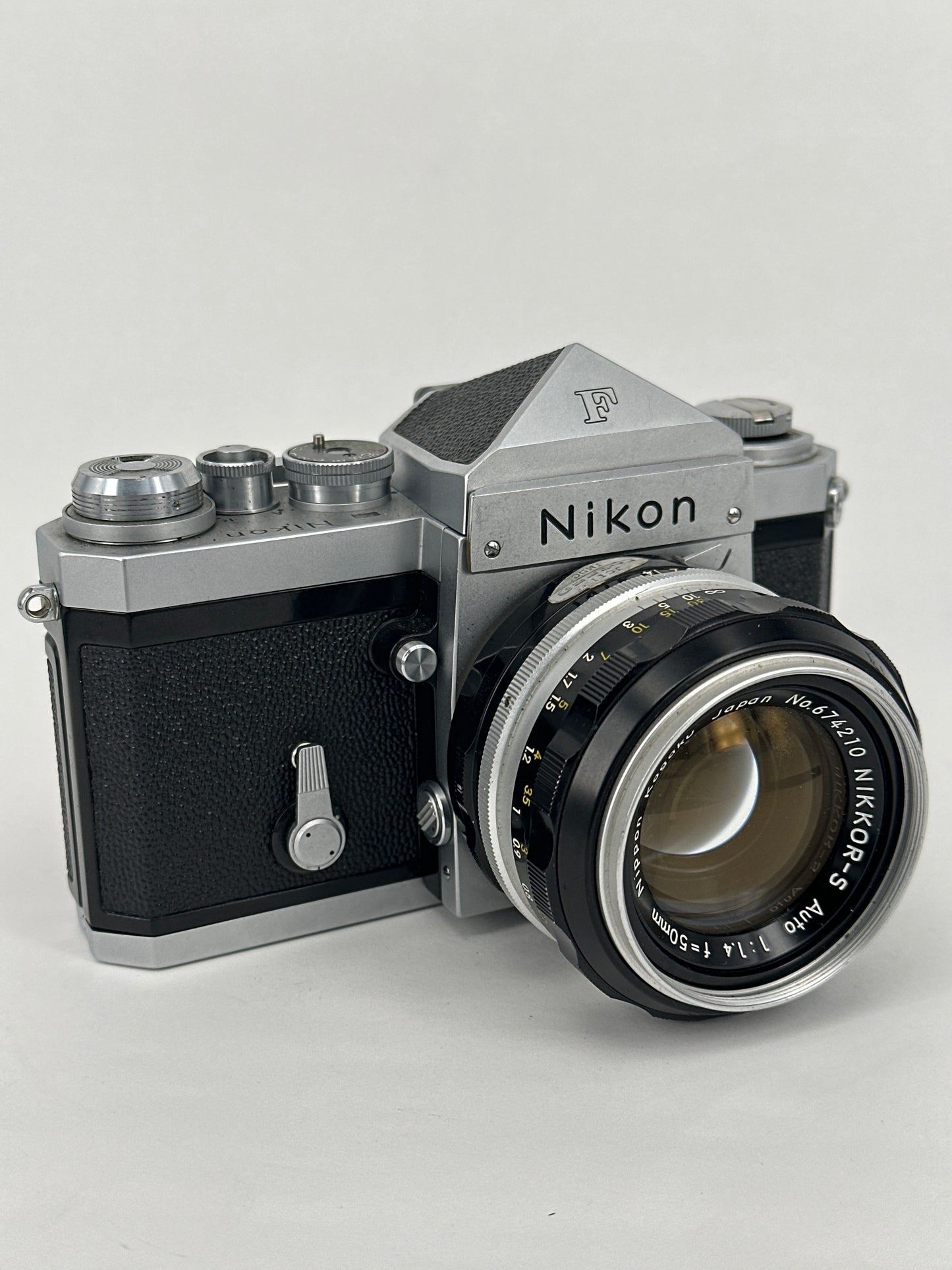 Nikon F with Nikkor-S Auto 50mm f1.4 lens