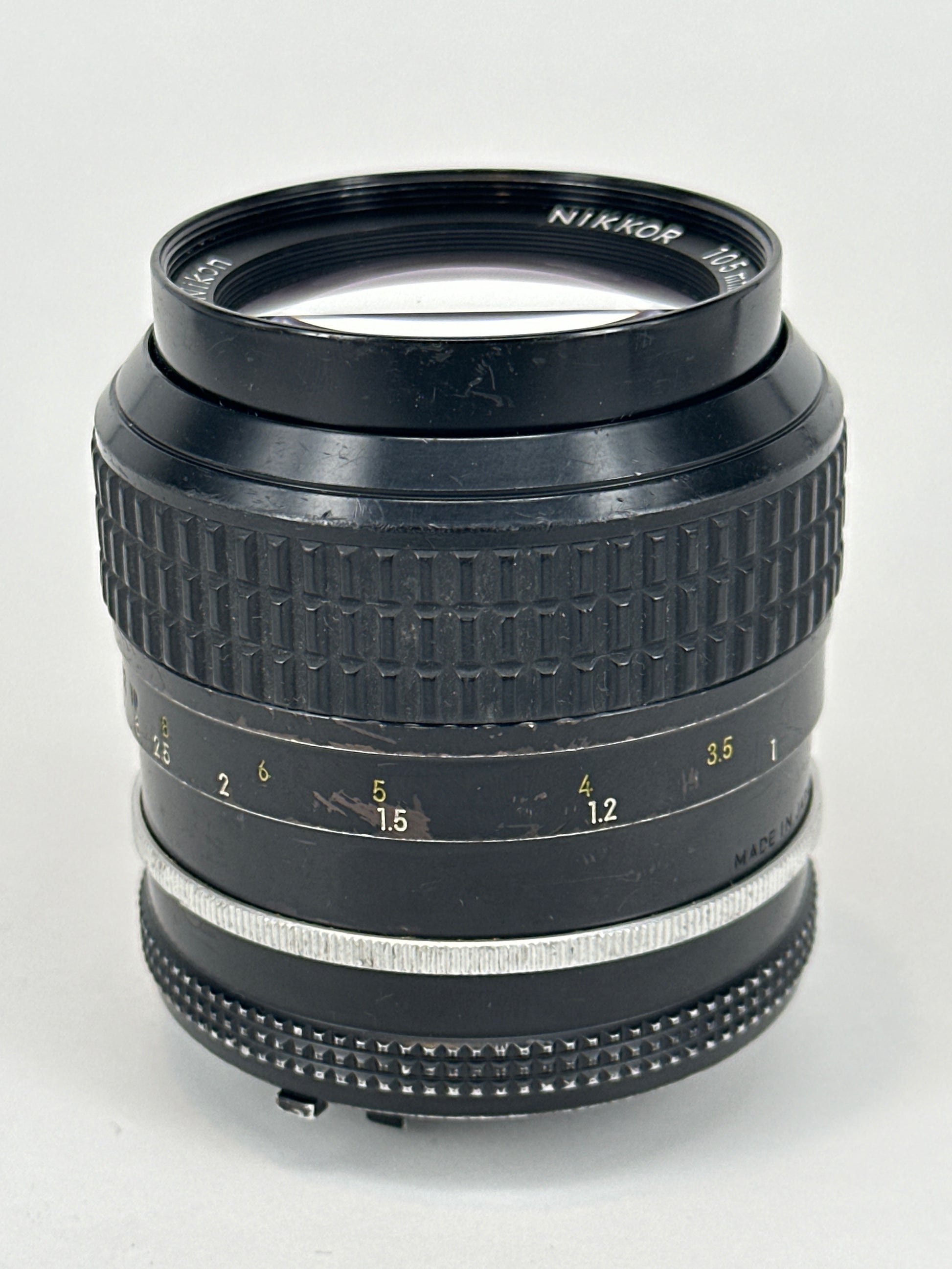 Nikkor 105mm Pre-AI lens with AI adaptation – Classic Camera