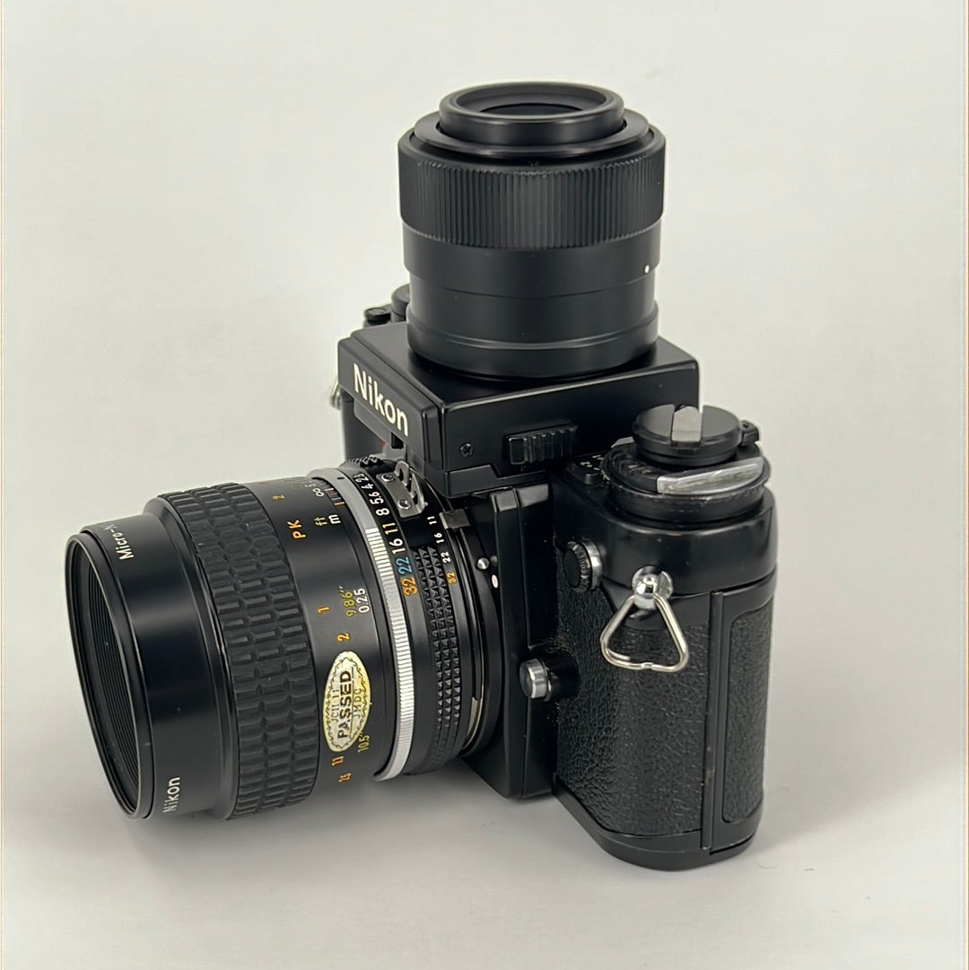 Nikon F3 with DW-4 finder and 55mm f2.8 lens