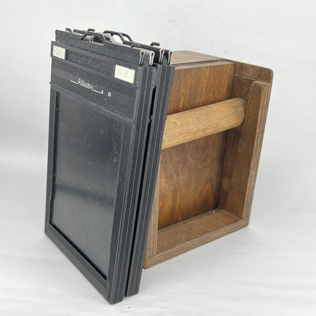 Pinhole camera for sheet film