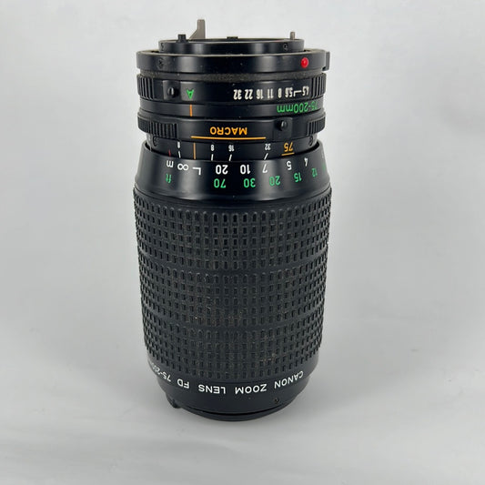 Canon new FD 75-200 f4.5 zoom lens