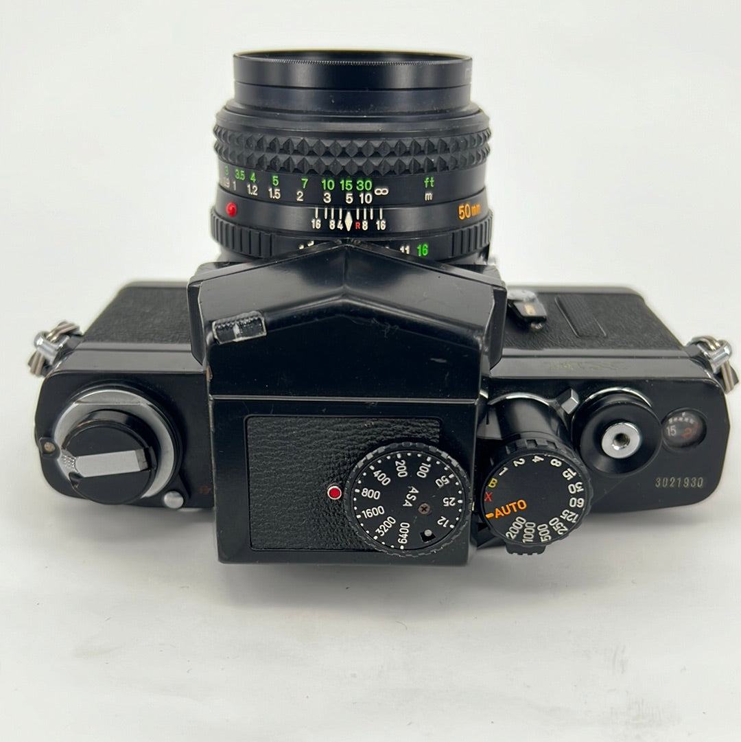 Minolta XK with metered prism and 50mm f1.7