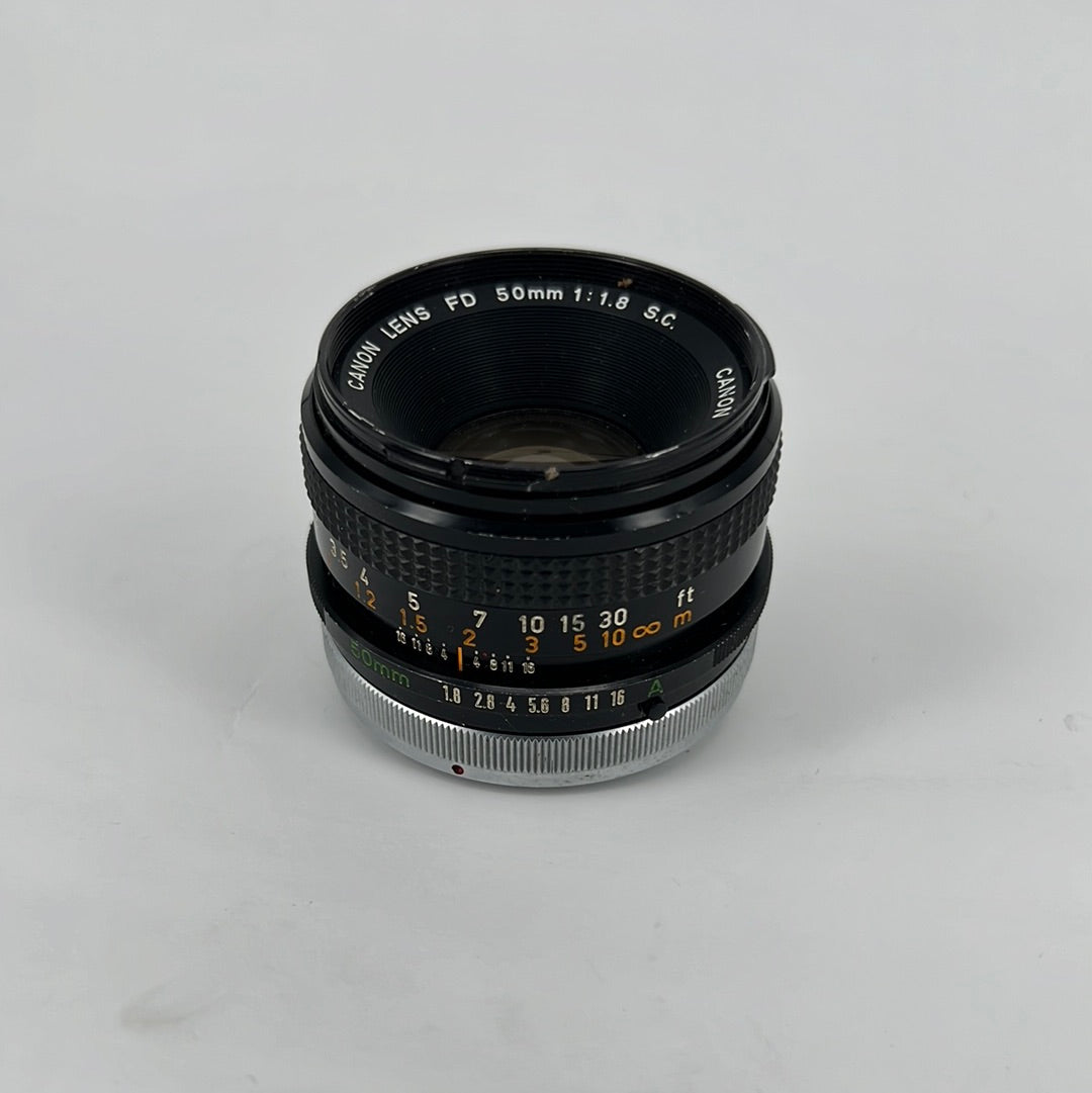 Canon 50mm f1.8 FD lens with mould