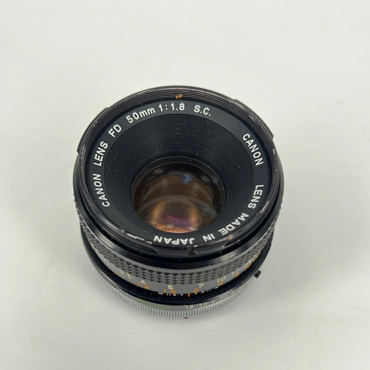 Canon 50mm f1.8 FD lens with mould